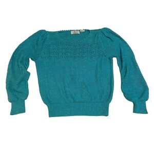 Vintage Turquoise Sweater